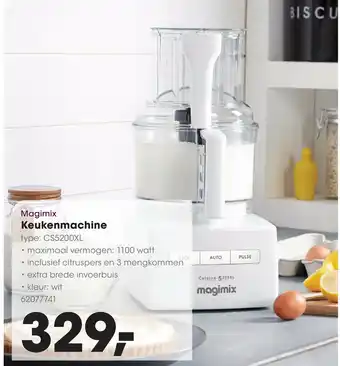 HANOS Magimix Keukenmachine type CS5200XL aanbieding