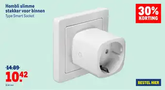 Makro Hombli slimme stekker voor binnen Type Smart Socket aanbieding