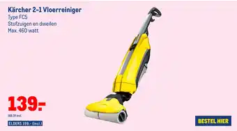 Makro Karcher 2-1 Vloerreiniger Type FC5 aanbieding