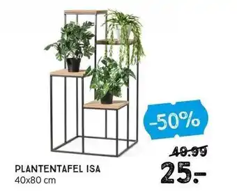 Xenos Plantentafel Isa aanbieding