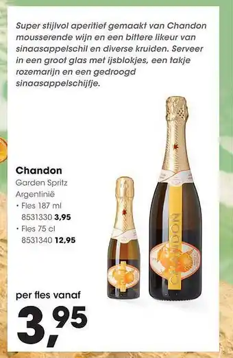 HANOS Chandon Garden Spritz aanbieding