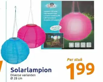 Action Solaprlampion  28 cm aanbieding