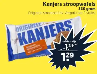 Trekpleister Kanjers stroopwafels 320 gram aanbieding