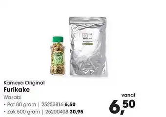 HANOS Kameya Original Furikake Wasabi aanbieding