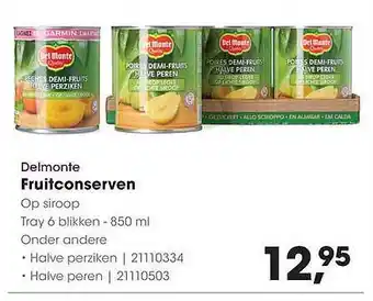 HANOS Delmonte Fruitconserven Op Siroop aanbieding