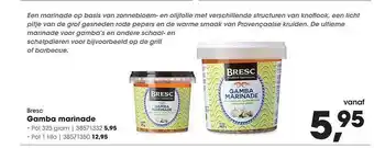 HANOS Bresc Gamba Marinade aanbieding