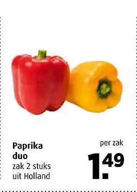 Boni Paprika duo aanbieding