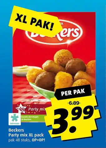 Boni Beckers Party mix XL pack aanbieding