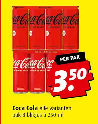 Boni Coca Cola aanbieding