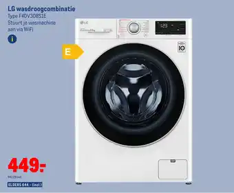 Makro LG wasdroogcombinatie aanbieding