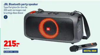 Makro JBL Bluetooth party speaker aanbieding