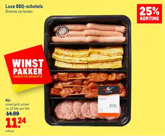 Makro Luxe BBQ-schotels aanbieding