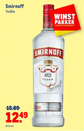 Makro Smirnoff aanbieding