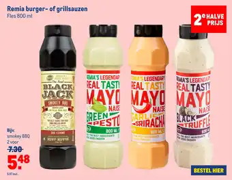 Makro Remia burger- of grillsauzen aanbieding