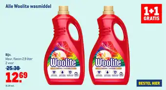 Makro Alle Woolite wasmiddel aanbieding