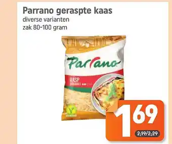 Dagwinkel Parrano Geraspte Kaas aanbieding