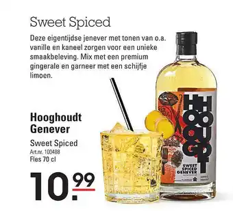 Sligro Hooghoudt Genever Sweet Spiced aanbieding