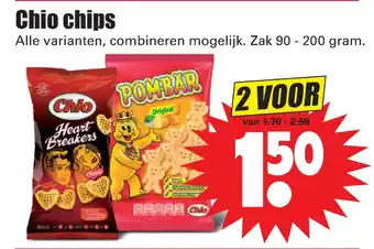 Dirk Chio chips 200 gram aanbieding