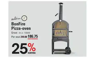 Sligro BonFire Pizza-Oven 25% Korting aanbieding