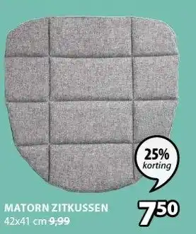 Jysk MATORN ZITKUSSEN 42x41 cm aanbieding