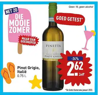 ALDI Pinot Grigio, Italië aanbieding