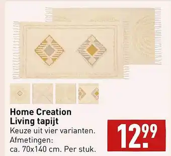 ALDI Home Creation Living Tapijt aanbieding