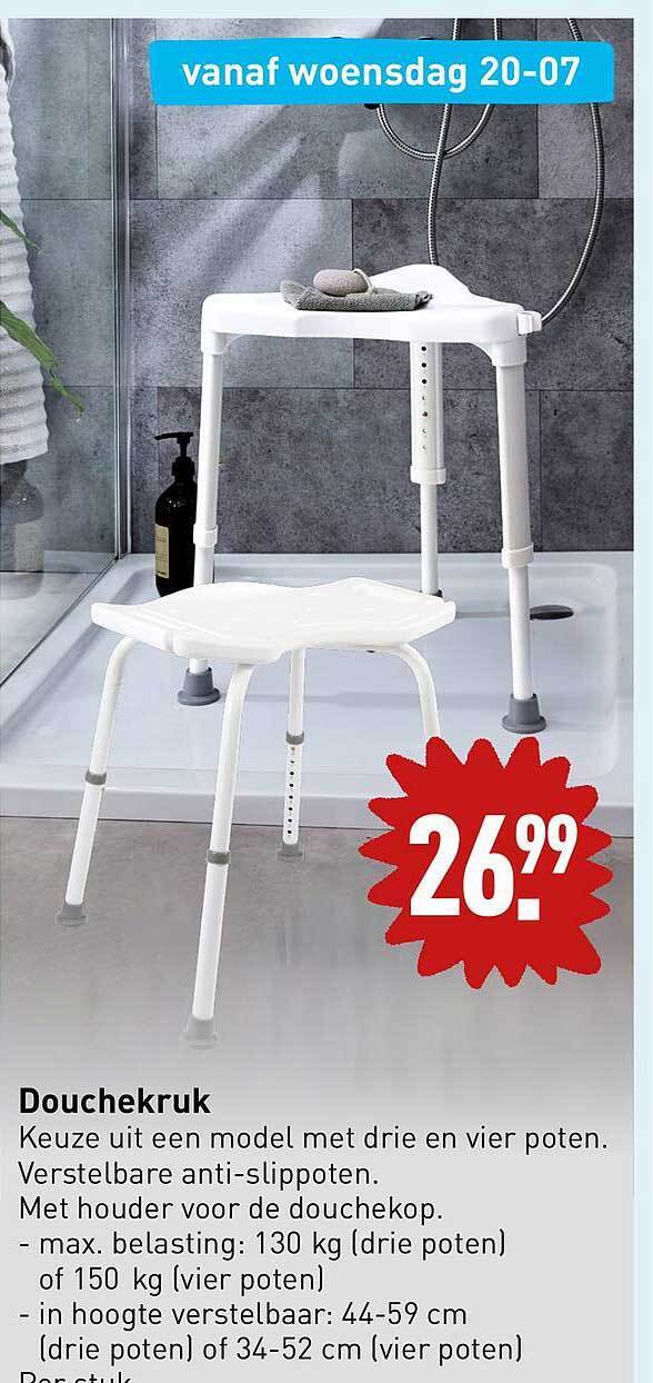 Douchekruk aanbieding bij ALDI