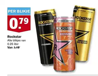 Hoogvliet Rockstar aanbieding