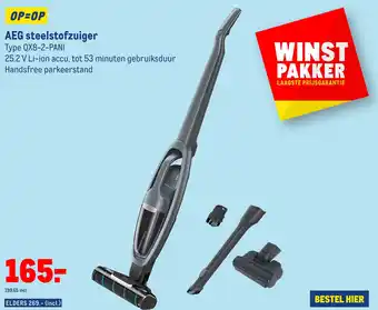 Makro AFG steelstofzuiger aanbieding