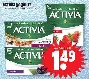 Dirk Activia voghurt aanbieding