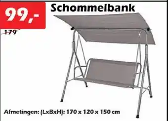 iTEK Schommelbank aanbieding