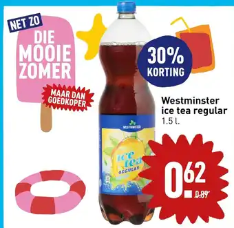 ALDI Westminster ice tea regular 1.5L aanbieding