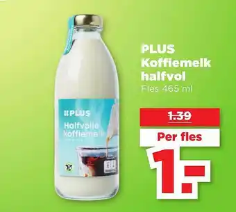 PLUS Plus Koffiemelk Halfvol aanbieding