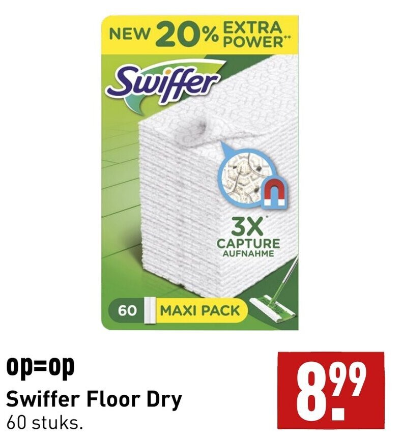 Swiffer Floor Dry aanbieding bij ALDI