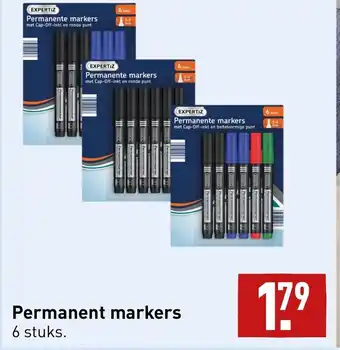 ALDI Permanent markers aanbieding