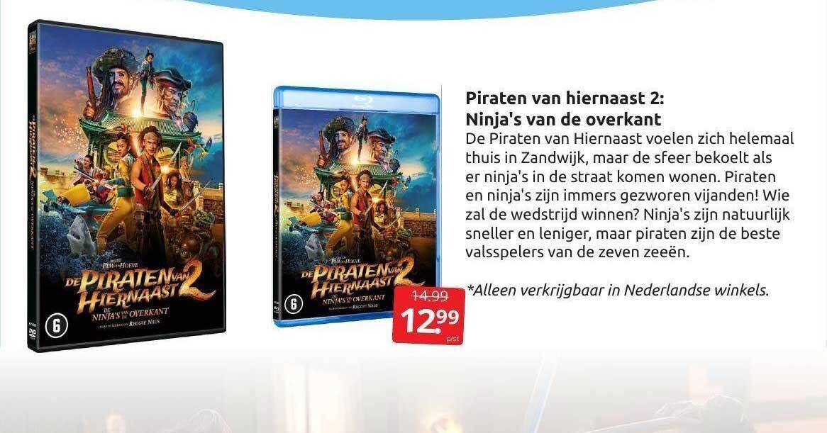 Piraten Van Hiernaast 2: Ninja's Van De Overkant aanbieding bij