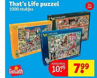 Kruidvat That's Life Puzzel aanbieding