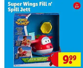 Kruidvat Super Wings Fill N' Spill Jett aanbieding