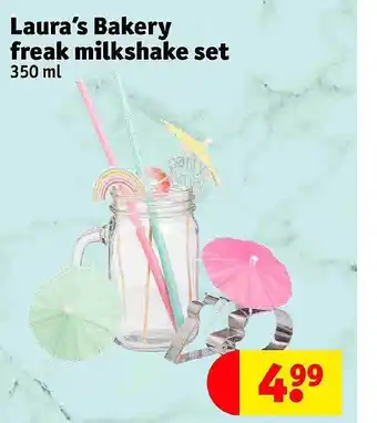 Kruidvat Laura's Bakery Freak Milkshake Set aanbieding