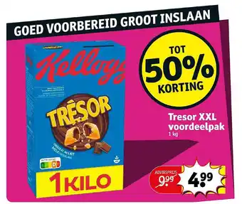 Kruidvat Tresor XXL Voordeelpak Tot 50% Korting aanbieding