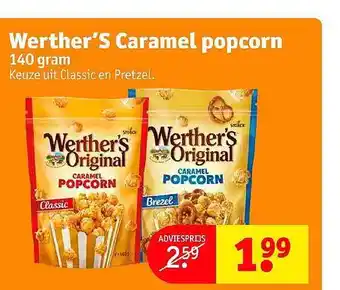 Kruidvat Werther's Caramel Popcorn aanbieding