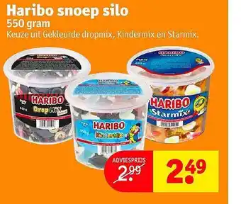 Kruidvat Haribo Snoep Silo aanbieding