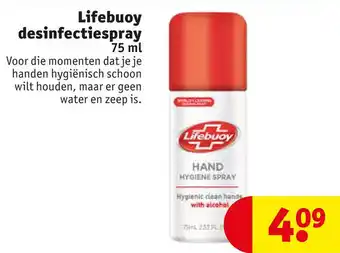 Kruidvat Lifebuoy desinfectiespray aanbieding