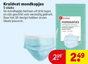 Kruidvat Kruidvat mondkapjes aanbieding