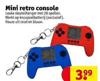 Kruidvat Mini Retro Console aanbieding