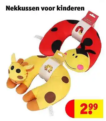 Kruidvat Nekkussen Voor Kinderen aanbieding