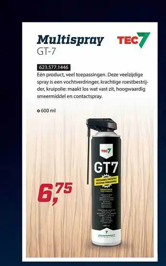 Provak Tec7 Multispray GT-7 aanbieding