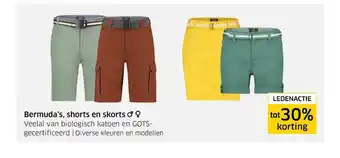 ANWB Bermuda's, short en skorts aanbieding