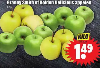 Dirk Granny smith of golden delicious appelen aanbieding