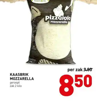 De Kweker Kaasbrik mozzarella 2 kilo aanbieding